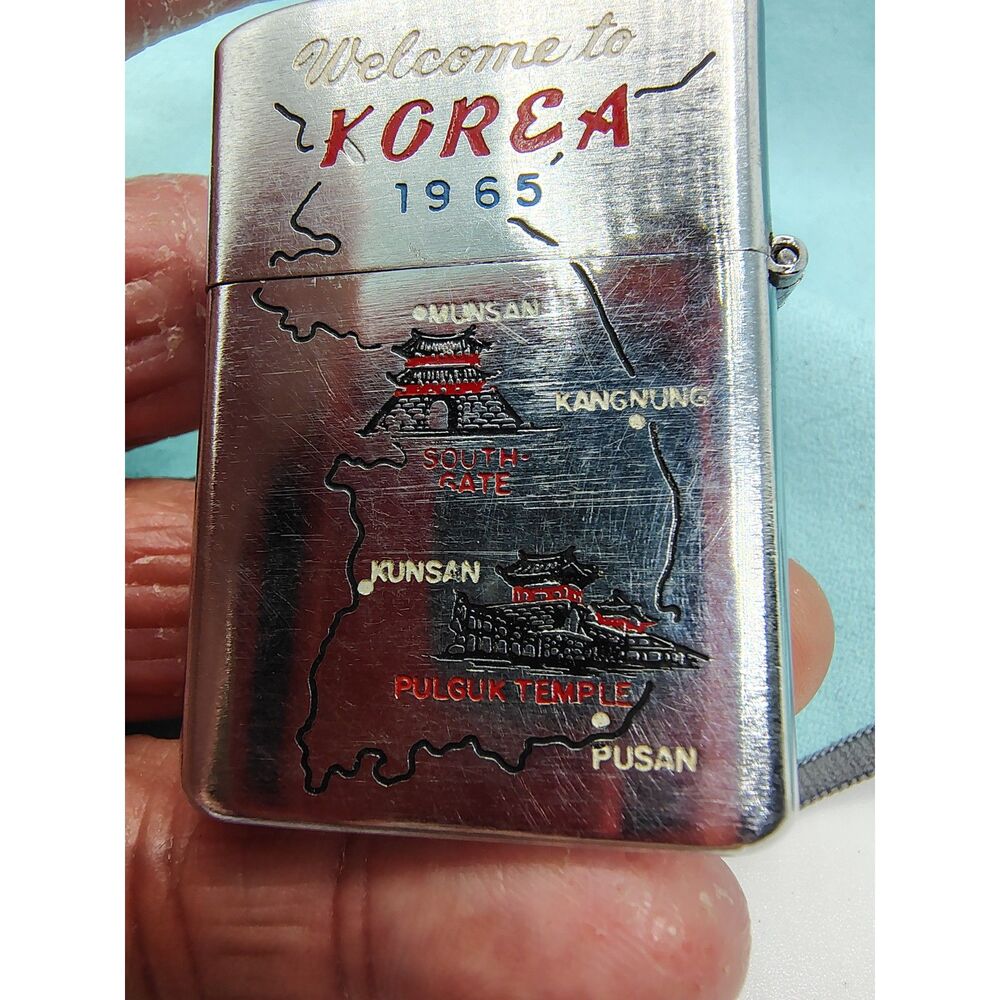 Korea 1965 Lighter Arirang Inchon Taiyangco
